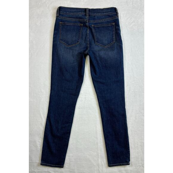 J.Crew Stretch Size 25 B8320 Medium Wash Toothpick Skinny Jeans - Picture 7 of 9